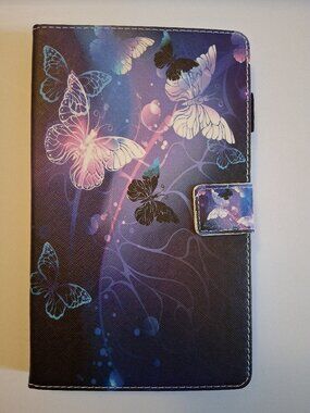 Butterfly-patterned Folio Tablet Case /iPad 9th/8th/7th Generation Case 10.2 in